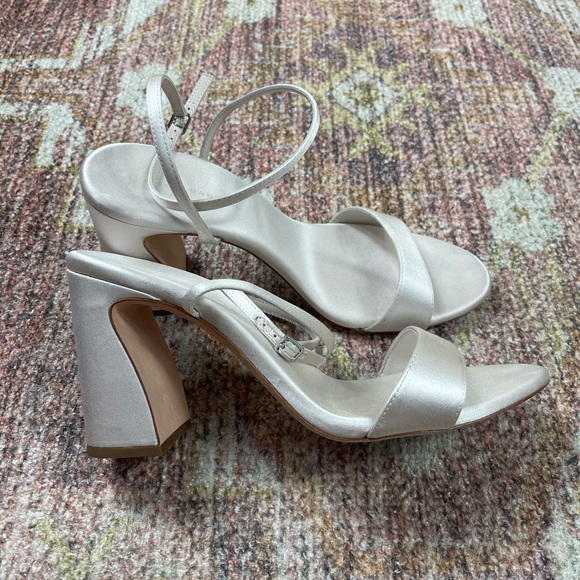 Loeffler Randall Malia Satin Curved-Heel Sandals Size 9.5 - Picture 6 of 10